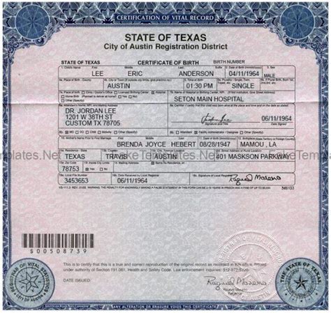 Birth Certificate Longview Tx