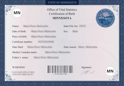 Birth Certificates - MN Dept. of Health Birth Certificates