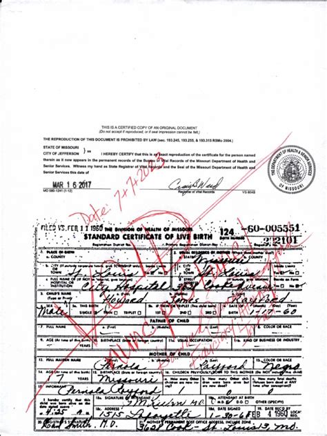 Birth Records Search - St. Charles County, MO (Birth Certificates ...