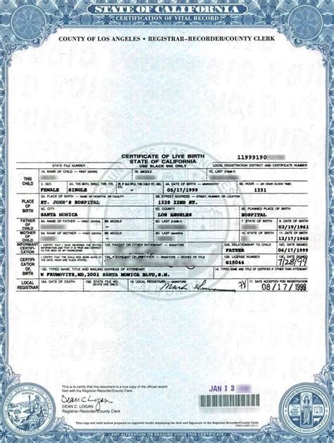A certified birth certificate is used to establish identity for legal purposes. California state laws help protect against identify theft by allowing only an authorized person to receive a certified copy of a birth certificate. Those who are authorized by law to receive a certified copy of a birth certificate are: The registrant; A parent or .... 