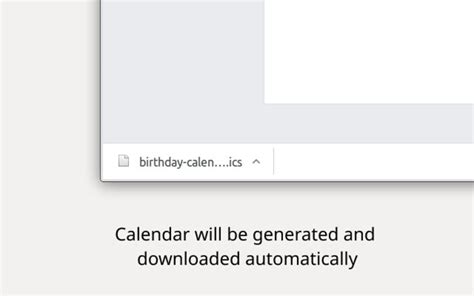 Birthday Calendar Exporter for Facebook - Chrome Web Store