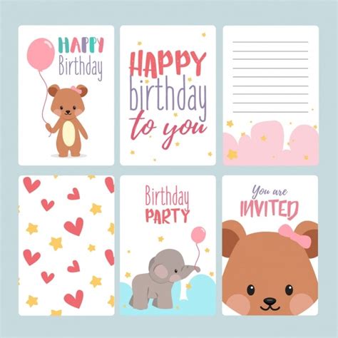 Birthday Card Collection Stunning Choose from Thousands of Templates