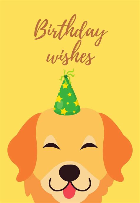 Birthday Card For Dog Printable