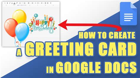 Birthday Card Templates Google Docs Cards Design Templates