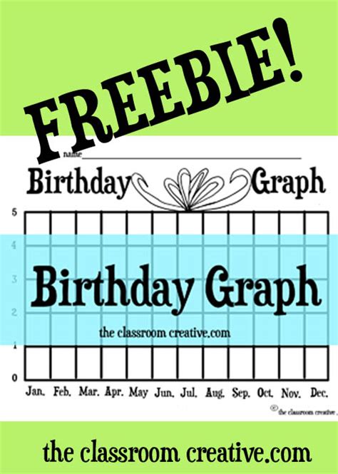 Birthday Graph Freebie