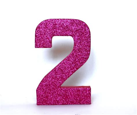 Birthday Number Pink - Etsy