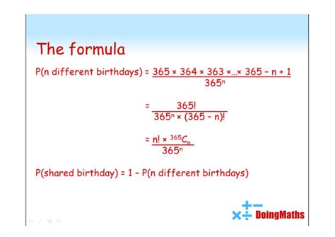 Birthday Paradox Calculator Steps to Compute Birthday …