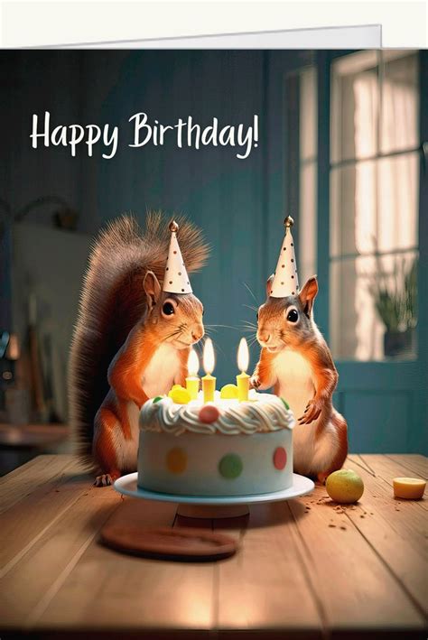 Birthday Squirrel Dance - Discover & Share GIFs - Tenor