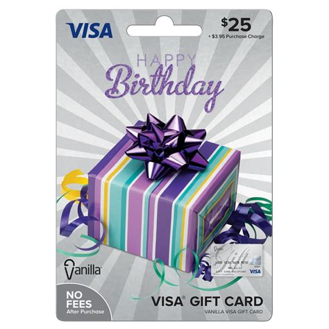 Birthday Visa Gift Card