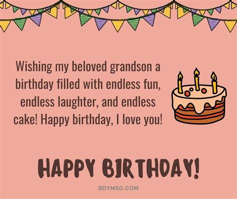 Birthday Wishes From Grandfather To Grandson - wishingplus.com