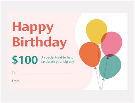 Birthday balloons gift certificate - templates.office.com