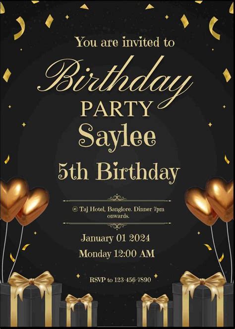 Birthday invitation cards online free.  Swiftctrl 24 Birthday Invitation Card...