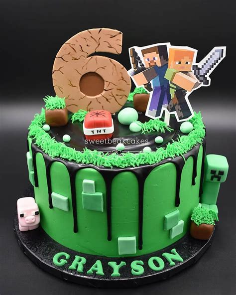 Birthday minecraft cake. DecoSet® Mobs Beware Minecraft Cake Topper, 6-Piece Stackable Cake Decoration, Interlocking 3D Blocks With Characters, Food Safe Birthday Cake Decoration. 114. 300+ bought in past month. $1499. FREE delivery Mon, Mar 11 on $35 of items shipped by Amazon. More Buying Choices. 