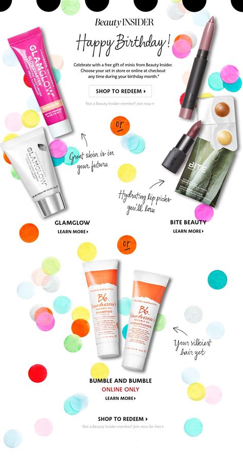 Birthday sephora. Summer FridaysThe Lip Butter Balm Set. 186 | Ask a question |. 103.9K. $49.00 ($72.00 value) See all. 9. Out of Stock New Limited Edition. 