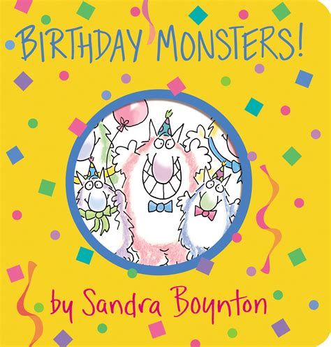 Read Birthday Monsters By Sandra Boynton