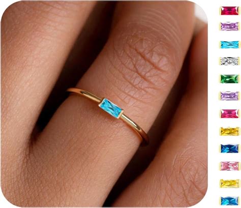 Birthstone rings for teen girls. .  ...