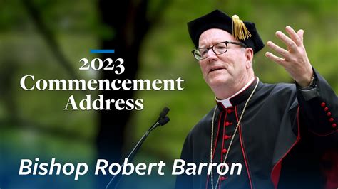 Bishop Robert Barron to give 2024 commencement address