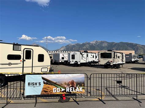 Bishs rv american fork. Payments are with approved credit. Terms may vary. Monthly payments are only estimates derived from the RV price with an 84, 96, 180, 204, or 240 month term, 10% to 20% down, 7.99%-11.74% interest APR, and financing terms are based on approved credit for qualified buyers and does not constitute a commitment that financing for a specific rate or term is … 
