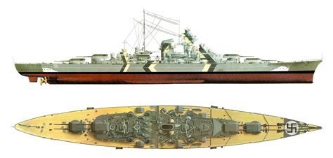 Bismarck battleship blueprints