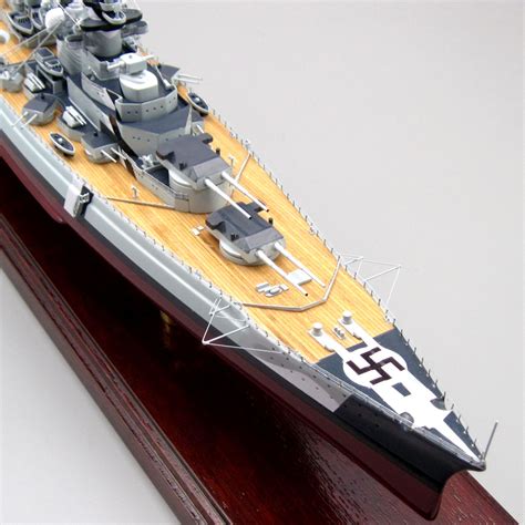 Bismarck scale model.  High-quality materials, detailed instructions in multi...