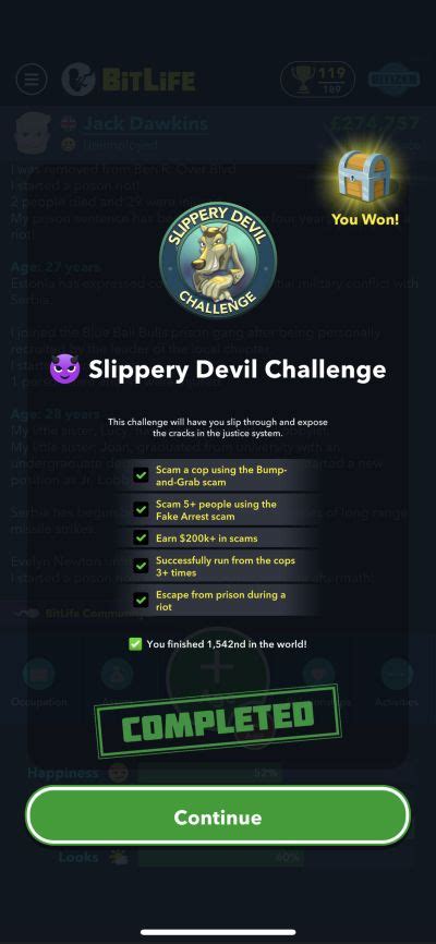 BitLife How to Complete the Slippery Devil Challenge The Nerd Stash
