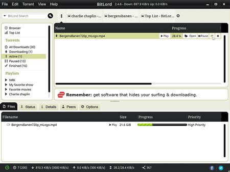 BitLord free for PC, Mac, Android APK Screen Captures 2