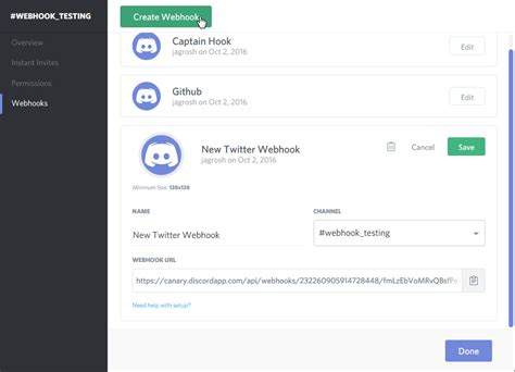 Bitbucket webhook discord.  Mar 6, 2026 · Simple Github -> Discord webhook.  Your server can...