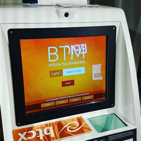 Bitcoin ATM Sweden – find bitcoin machine locations