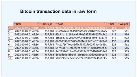 Bitcoin Transaction Example