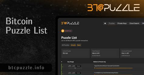 Bitcoin puzzle hunter.  Discover the tools required for BTC Puzzle.  &ndash;Press CRT...