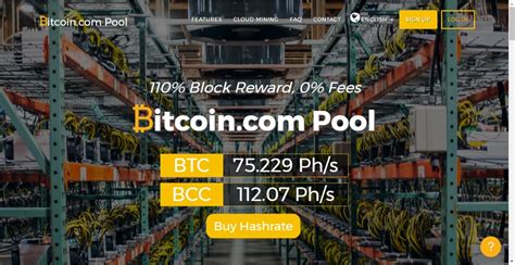 bitcoin.com's mining pool: