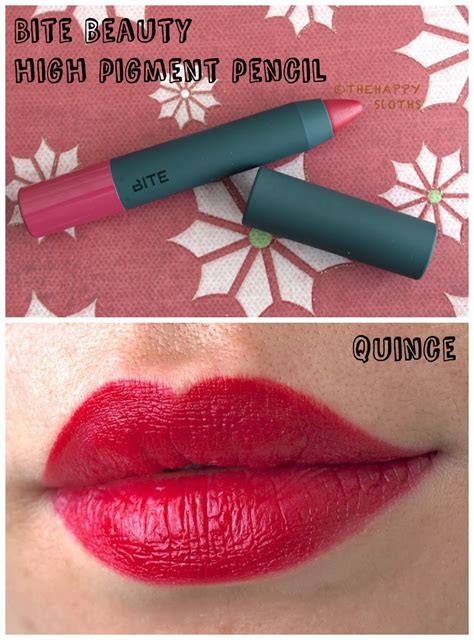 Bite Beauty Quince High Pigment Pencil Review & Swatches