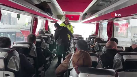 Bitlis’te yolcular emniyet kemeri hakkında bilgilendirildi