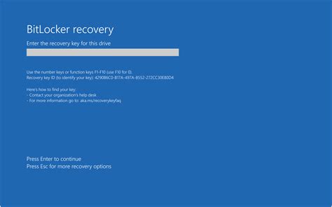 Bitlocker asking for recovery key instead of password.  Storing the ke...
