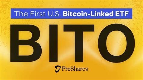 Get ProShares Bitcoin Strategy ETF (BITO.P) real-time stock quotes, news, price and financial information from Reuters to inform your trading and .... 