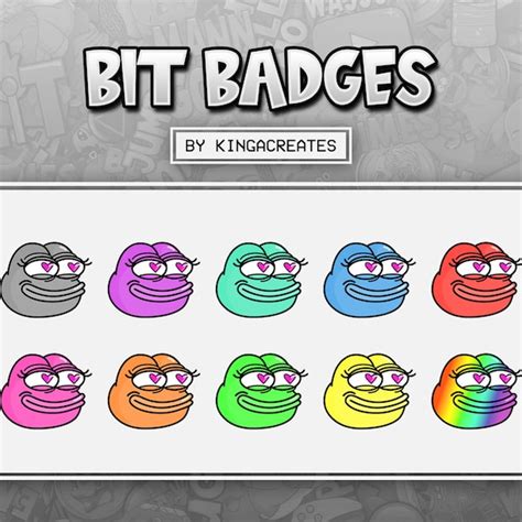 Bits Tier Emotes Twitch - Etsy