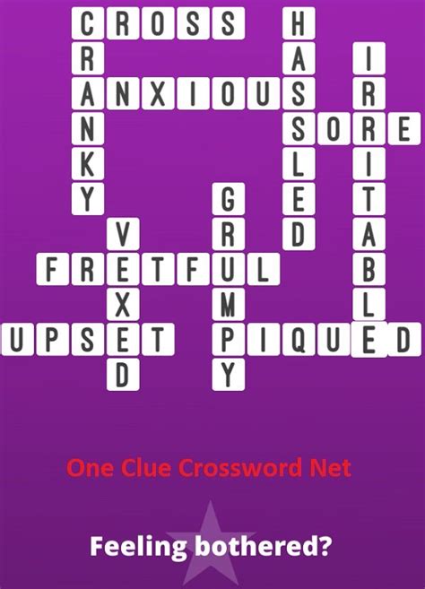 Bitter feeling crossword clue - WSJCrosswordSolver.com