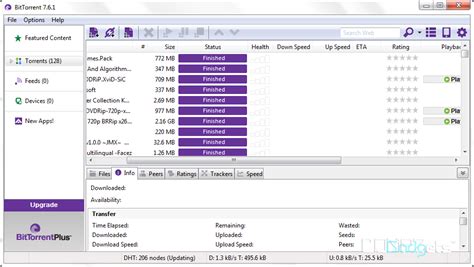 Download BitTorrent for Windows to search the Internet for torrent files, and download and upload files on a peer-to-peer network. BitTorrent has had 0 updates within the past 6 months.