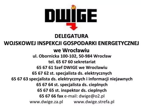 Biuro Wojskowej Inspekcji Gospodarki Energetycznej - Zasady …