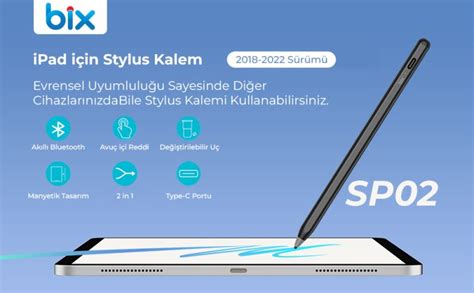 Bix SP02B Universal Android ve iPad Tablet Uyumlu  Teknostore.