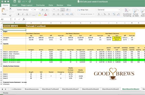 BizCafe Tips How We Won BizCafe: Using Excel to support.