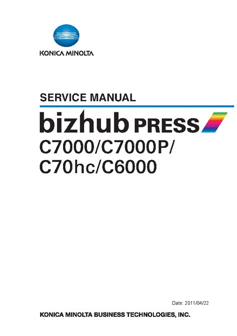 Bizhub press c7000 c7000p c70hc c6000 service manual. - Manuale di toyota carrello elevatore a forche modello 7fbeu20.