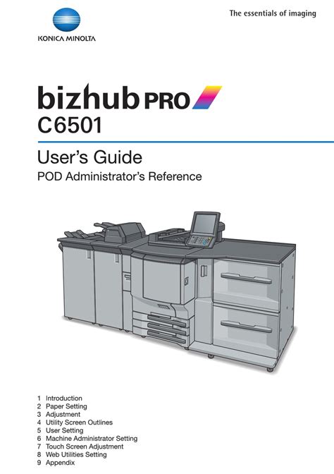 Bizhub pro c6501 parts guide manual. - Hitachi ex75ur 5 ex75us 5 excavator service manual set.