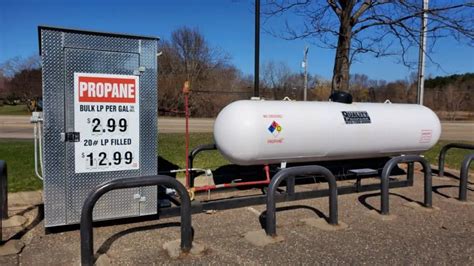 If you have multiple appliances running on propane, such as a furnace, water heater and stove, you'll need a 500 or 1,000-gallon tank. A small 100-gallon, above-ground tank costs $340 to $510 to .... 