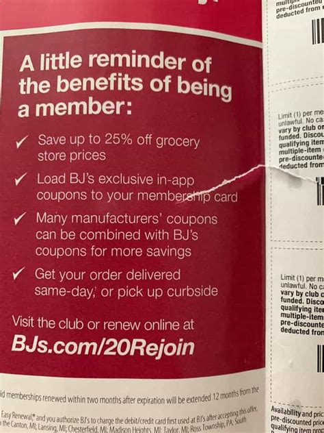 Bjs coupon renewal. Shop BJ's Wholesale Club online and in-club for all your needs from groceries and paper products to TVs and tires. Join today to enjoy member-only savings every day. 