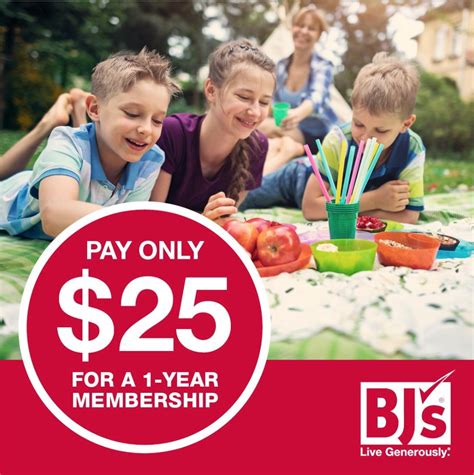 $ 25 Bj’s Membership Coupon – BJ's St