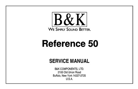 Bk b k reference 50 s2 original service manual. - Autocad map 3d 2013 manual pl.