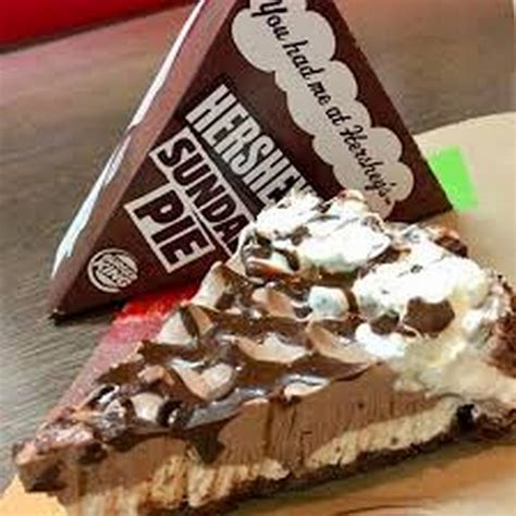Bk hershey pie. Enjoy a creamy Hershey's Sundae Pie or mouth-watering Dutch Apple Pie for only $15 each. Available at all Burger King restaurants nationwide. # BKTT # HersheysSundaePie # DutchApplePie # AfternoonSnack 