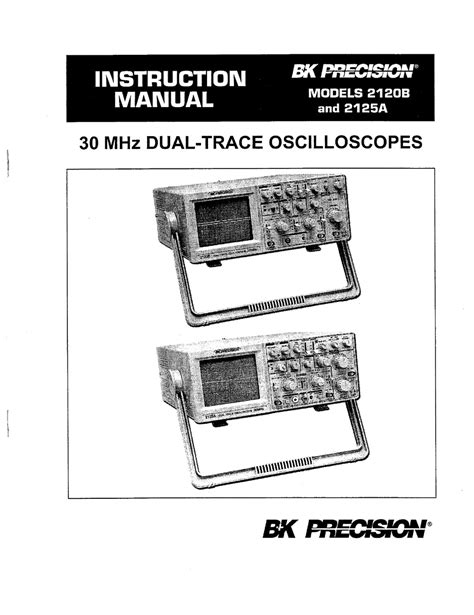 Bk precision model 2125 service manual. - Manuale di servizio icom ic r75.