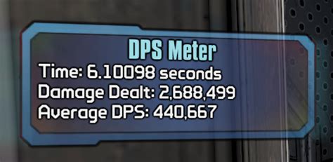 Bl2 dps meter.  Borderlands DPS Meter offers two modes of estimating DPS. e.  C...